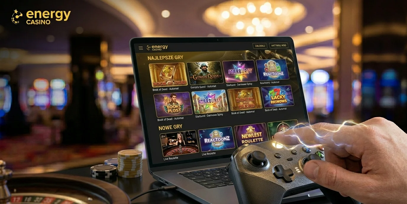 Biblioteka najlepszych slotów dostępnych w Energy casino